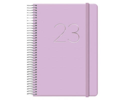 AGENDA 2025 GLOSS DÍA PÁGINA 12,5 X 18 CM MORADO DOHE 12574 - 25 (Espera 4 dias)